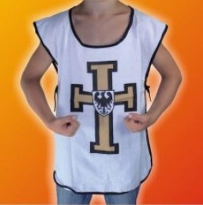 Waffenrock u. Schwerthalter Rittergewand Kinder Ritter Baumwolle Templerritter